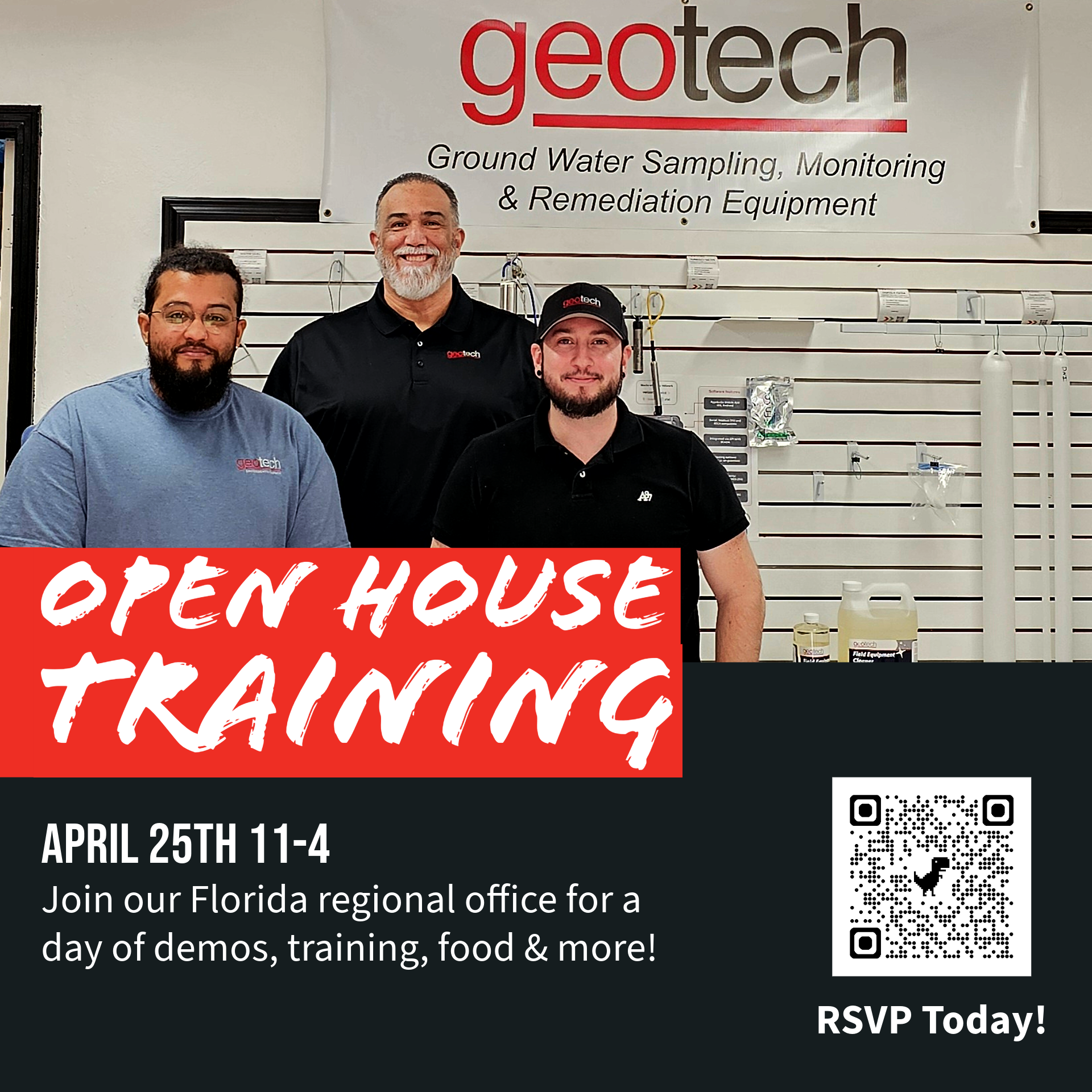 Geotech Open House logo for Florida Regional Office